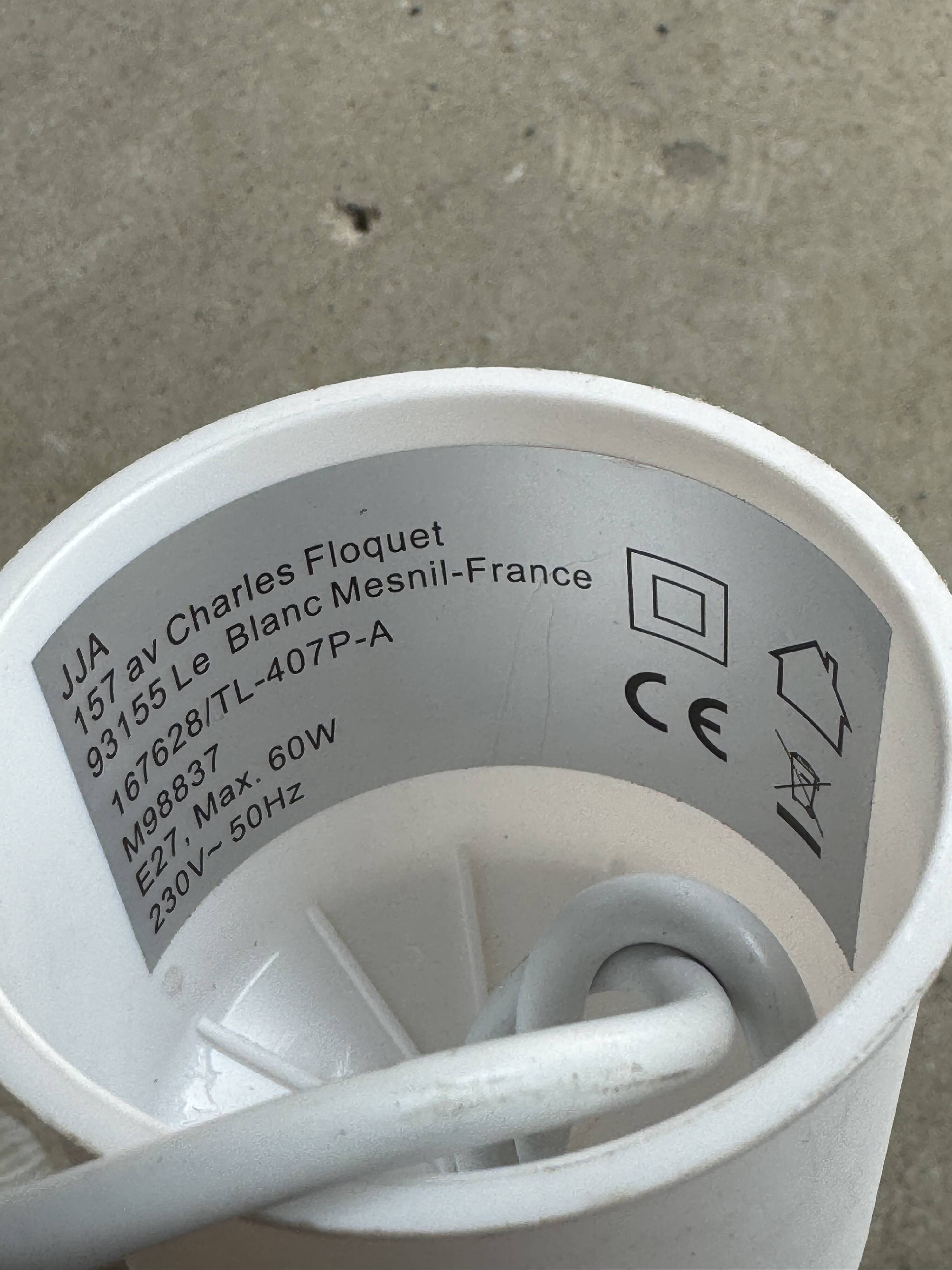 Vintage black pendant light D32