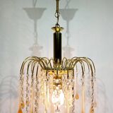 murano and crystal drops chandelier