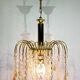 murano and crystal drops chandelier