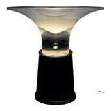 Vistosi - Leather and glass lamp circa 1970