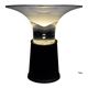 Vistosi - Leather and glass lamp circa 1970