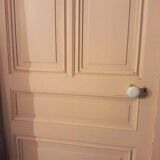 Old Haussmannian door 83x219.5cm with glazed transom frame.