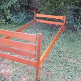 lit une personne en chêne blond années 50-60