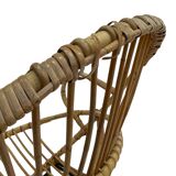 Rattan chair by Dirk van Sliedregt Rohe Noordwolde 1960 in the Netherlands
