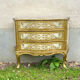 Commode florentine vintage en bois doré