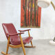 Vintage dutch design rocking chair Louis Van Teeffelen, Webe