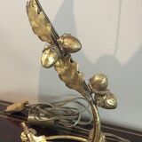 Golden lamp oak leaves