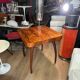 Rare walnut Spider table by Jindrich Halabala, 1950s.