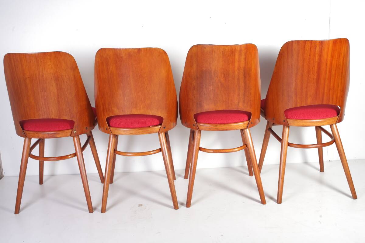 Dining Chairs by Oswald Heardtl for TON, set of 4