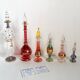 6 Egyptian gold and mouth-blown perfume bottles