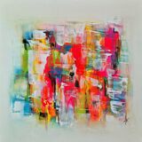 Abstract painting table