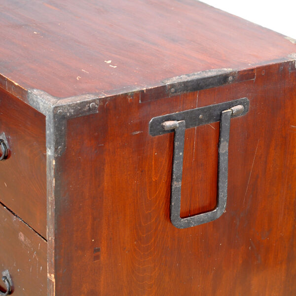 Commode Tansu japonaise, vers 1890