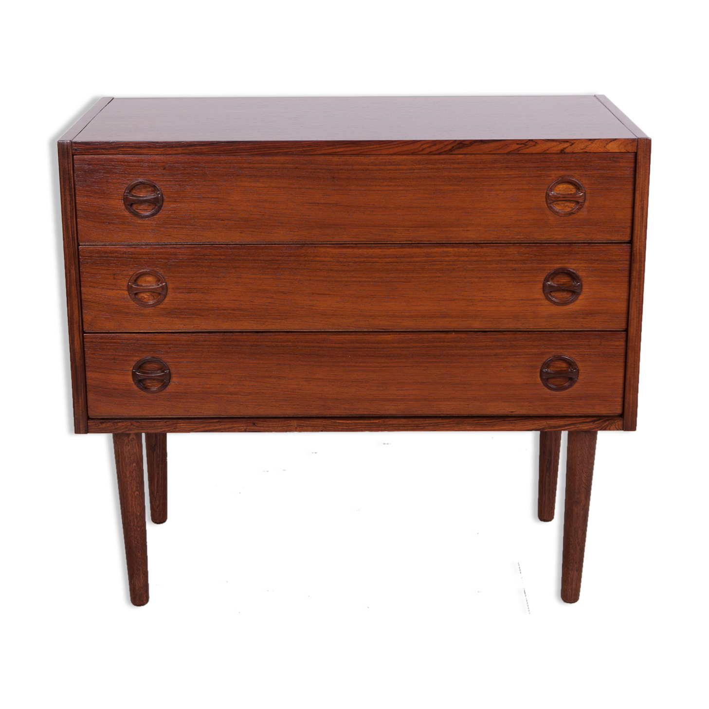 Commode danoise en palissandre du milieu du siècle, années 1960