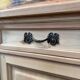 Aero-sanded cherry wood enfilade