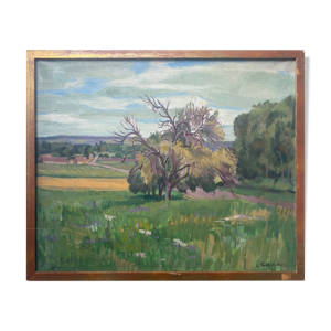 Tableau HST Le poirier route d'Evreux
