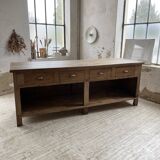 XXL oak counter 260 cm