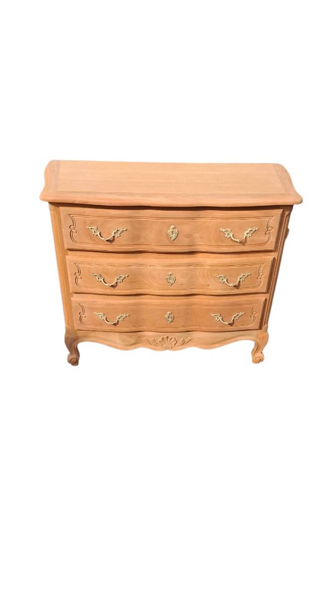 Louis XV style chest of drawers in cherry wood