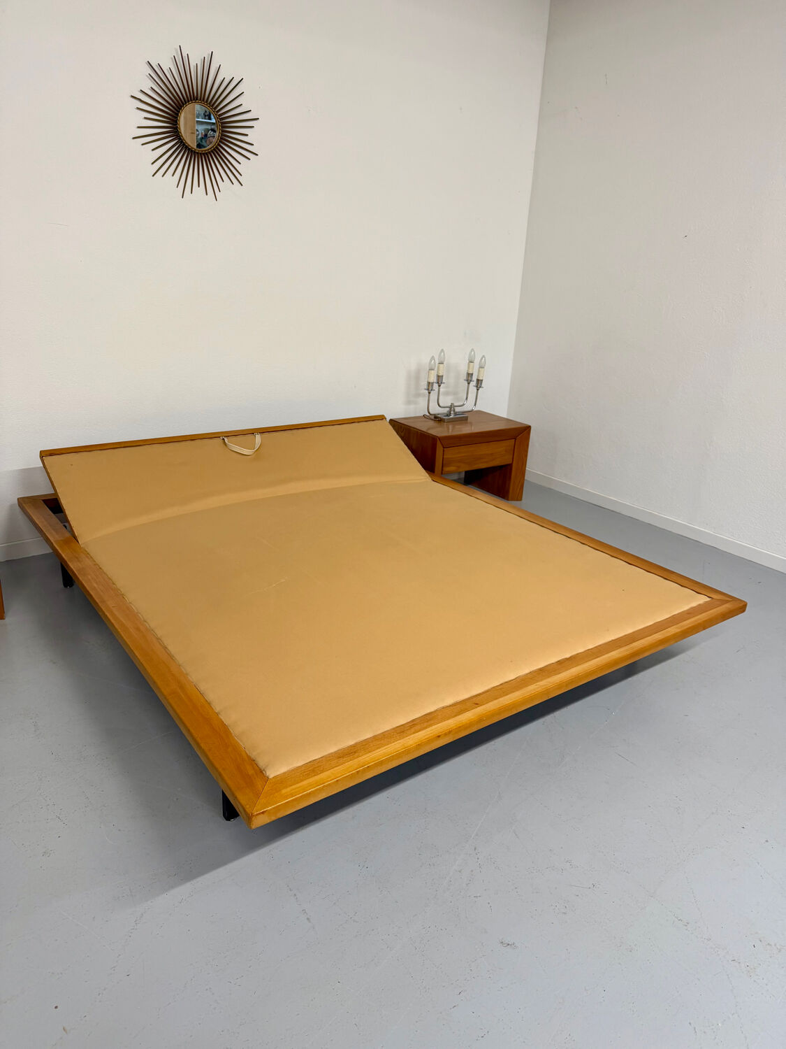 Ancien lit 2 places design Dieter Wäckerlin Daybed Idealheim 1960