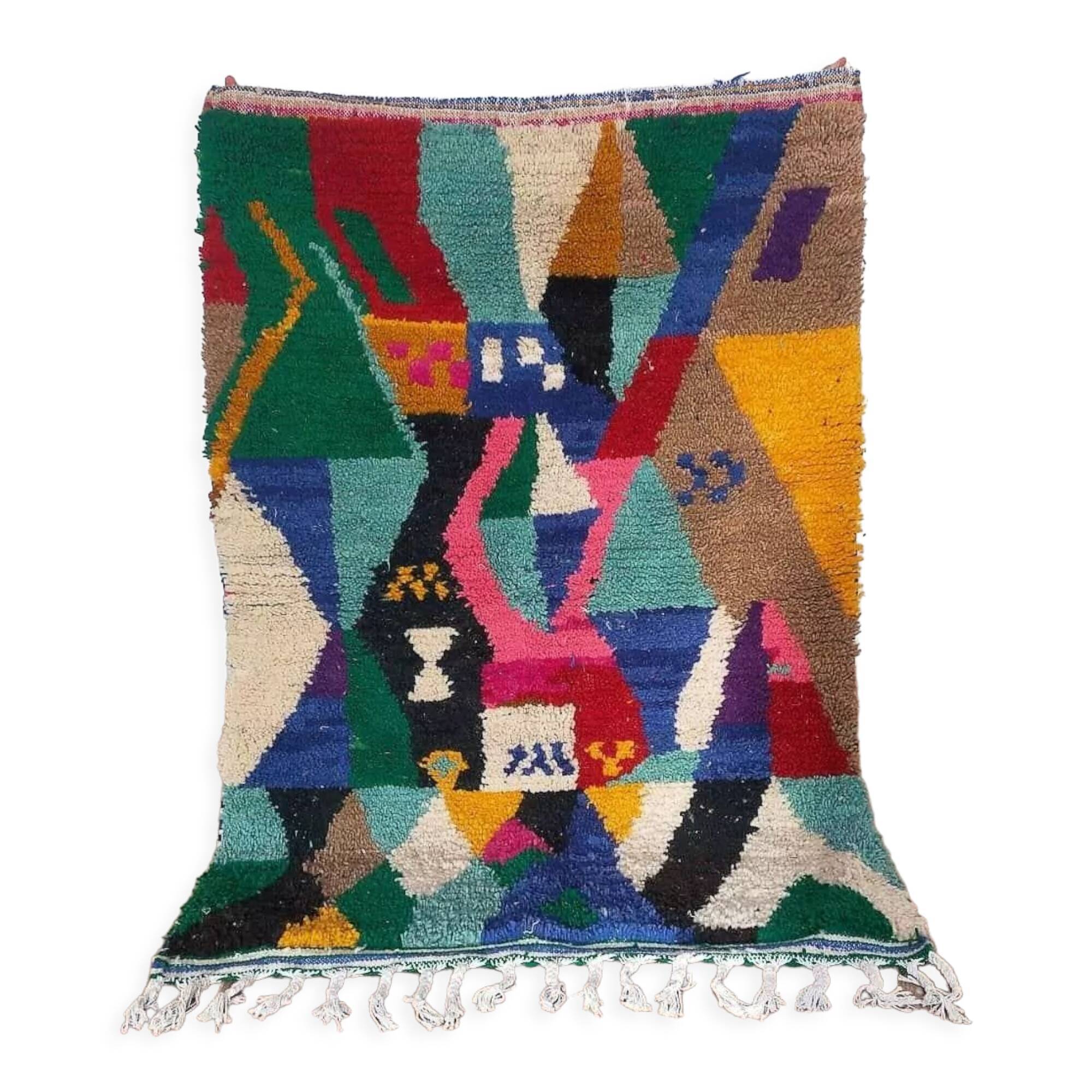 Berber rug Boujad abstract contemporary 1m60 on 1m05