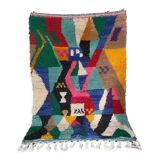 Berber rug Boujad abstract contemporary 1m60 on 1m05