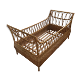 1950s rattan bed