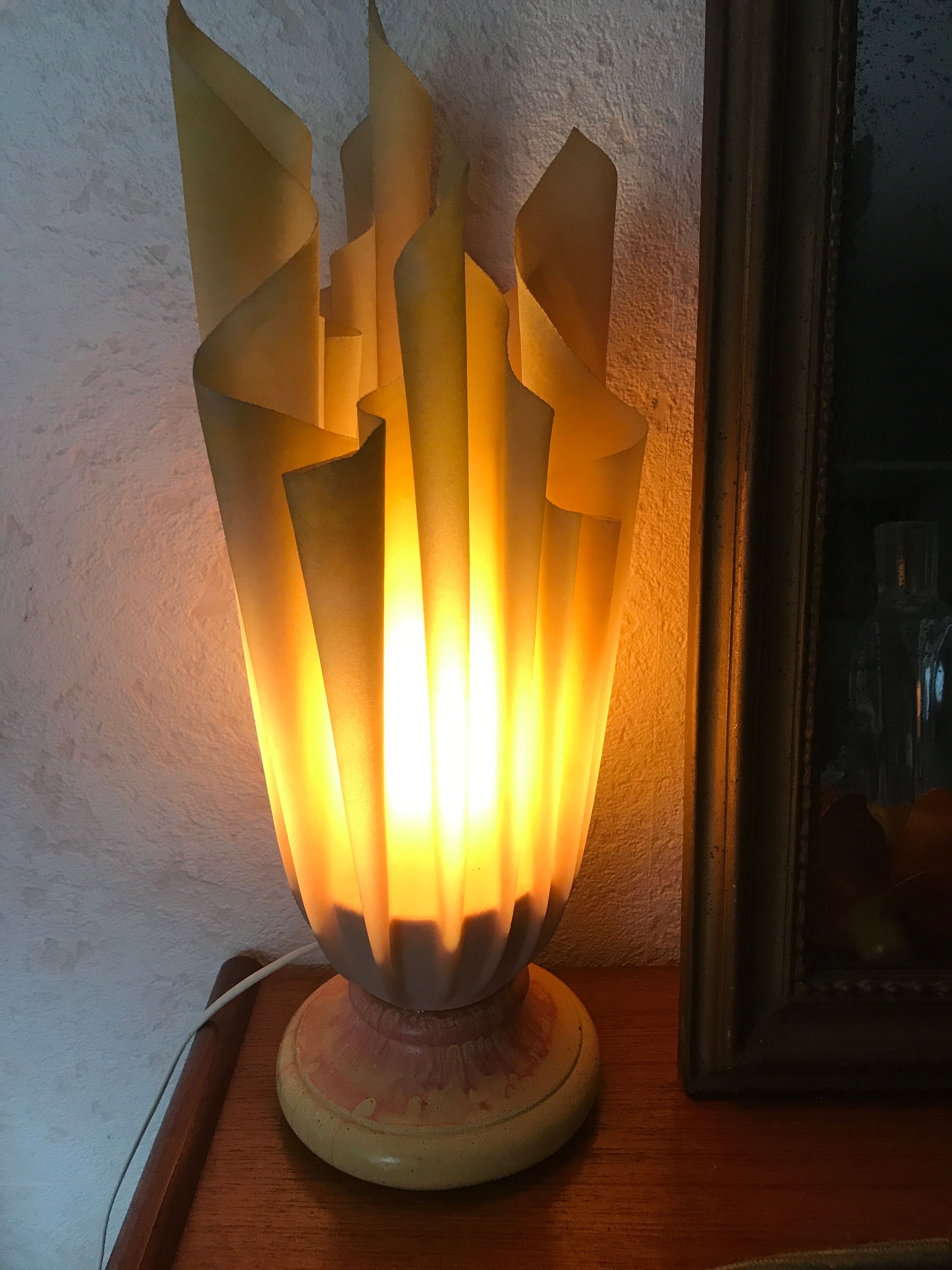 Drapped lamp