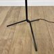 Design floor lamp 50s wired metal foot