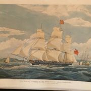 Engraving XIXth The Samuel Enderry of 422 tons William Lisle W.J. Huggins Rosenberg