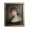 Portrait of young girl in early 19th th century