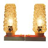 Bedside table lamps from Hawill, 1960
