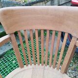 Fauteuil de bureau en bois ancien