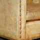Edwardian Style Leather Two-Seater Sofa with Studs