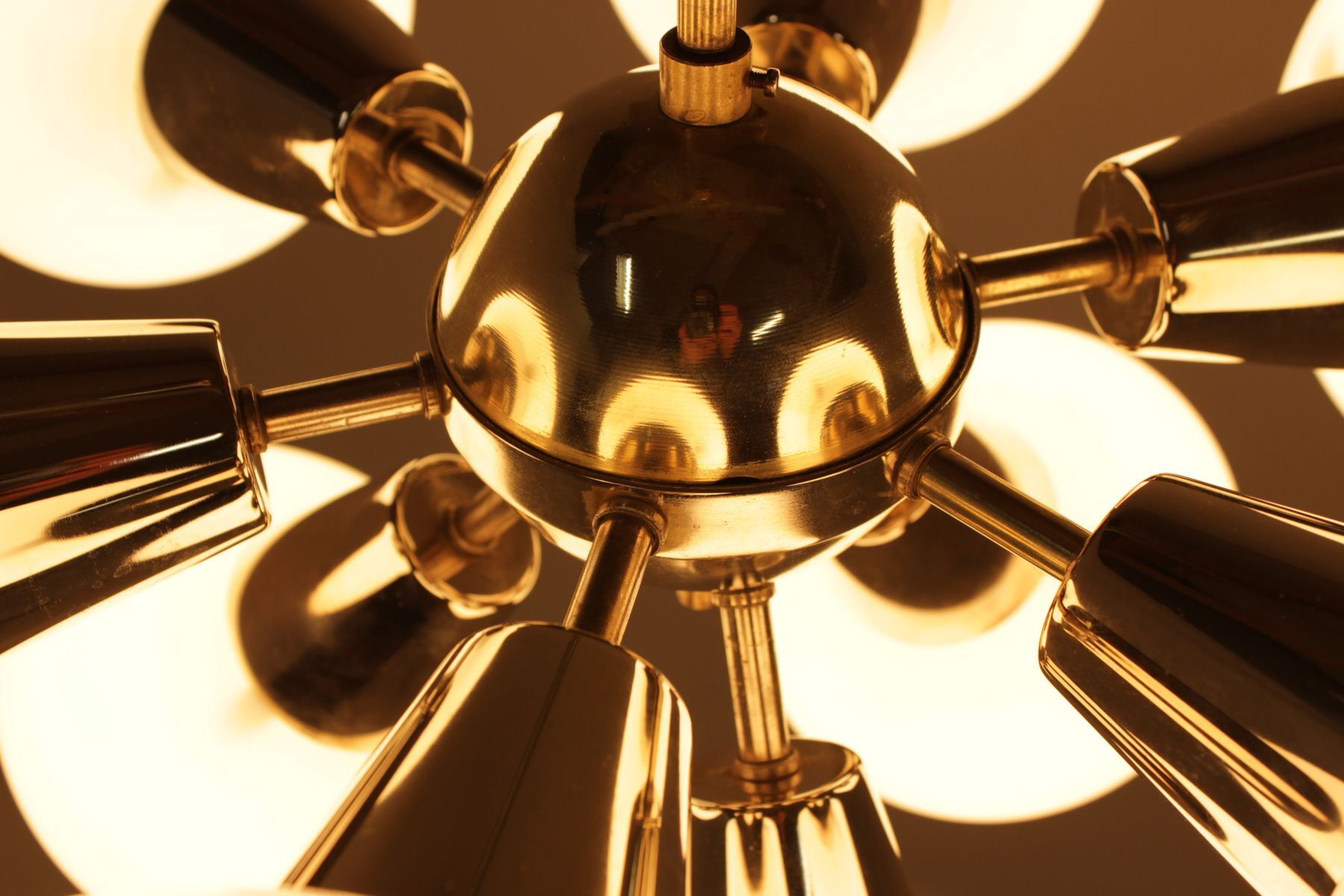 Chandelier Sputnik by Kamenický Šenov