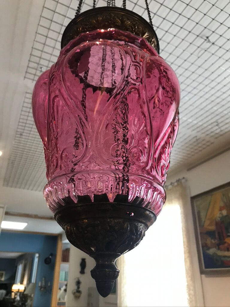 Blown glass suspension XIX