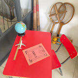 Vintage Formica children's desk and chair set