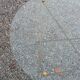Florent Lasbleiz vintage coffee table in glass and metal