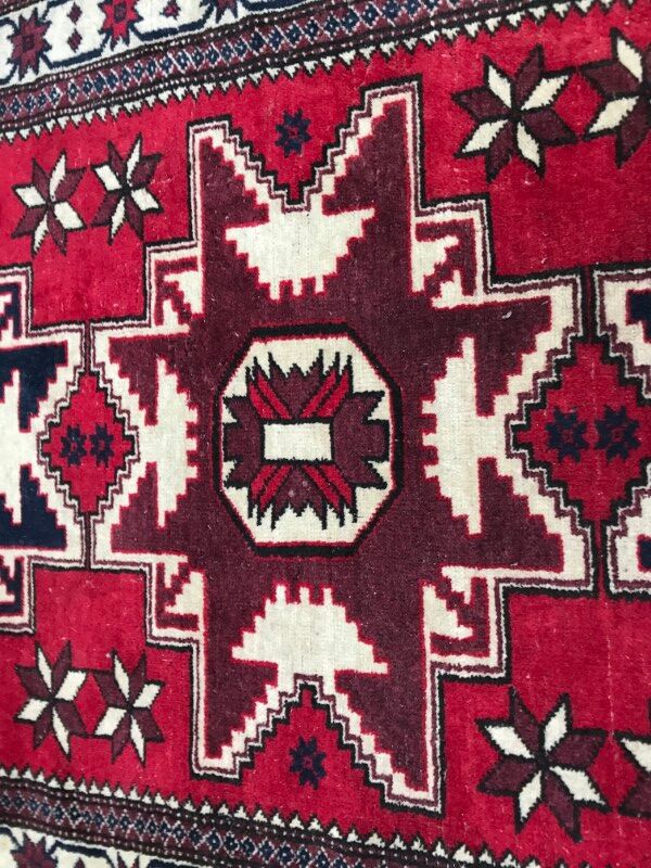 Vintage carpet turkish konya done hand 102 x 175 cm