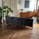 3-seater leather sofa Pen Club by Kwok Hoï Chan Steiner