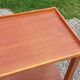 Pair of vintage 50s oak side tables