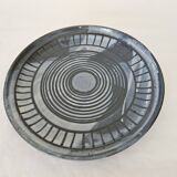 Ceramic dish with geometric patterns signed TAIZÉ, Daniel de Montmollin workshop