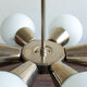 Silver Sputnik chandelier by Jaroslav Bejvl for Kamenický Šenov, 1970s