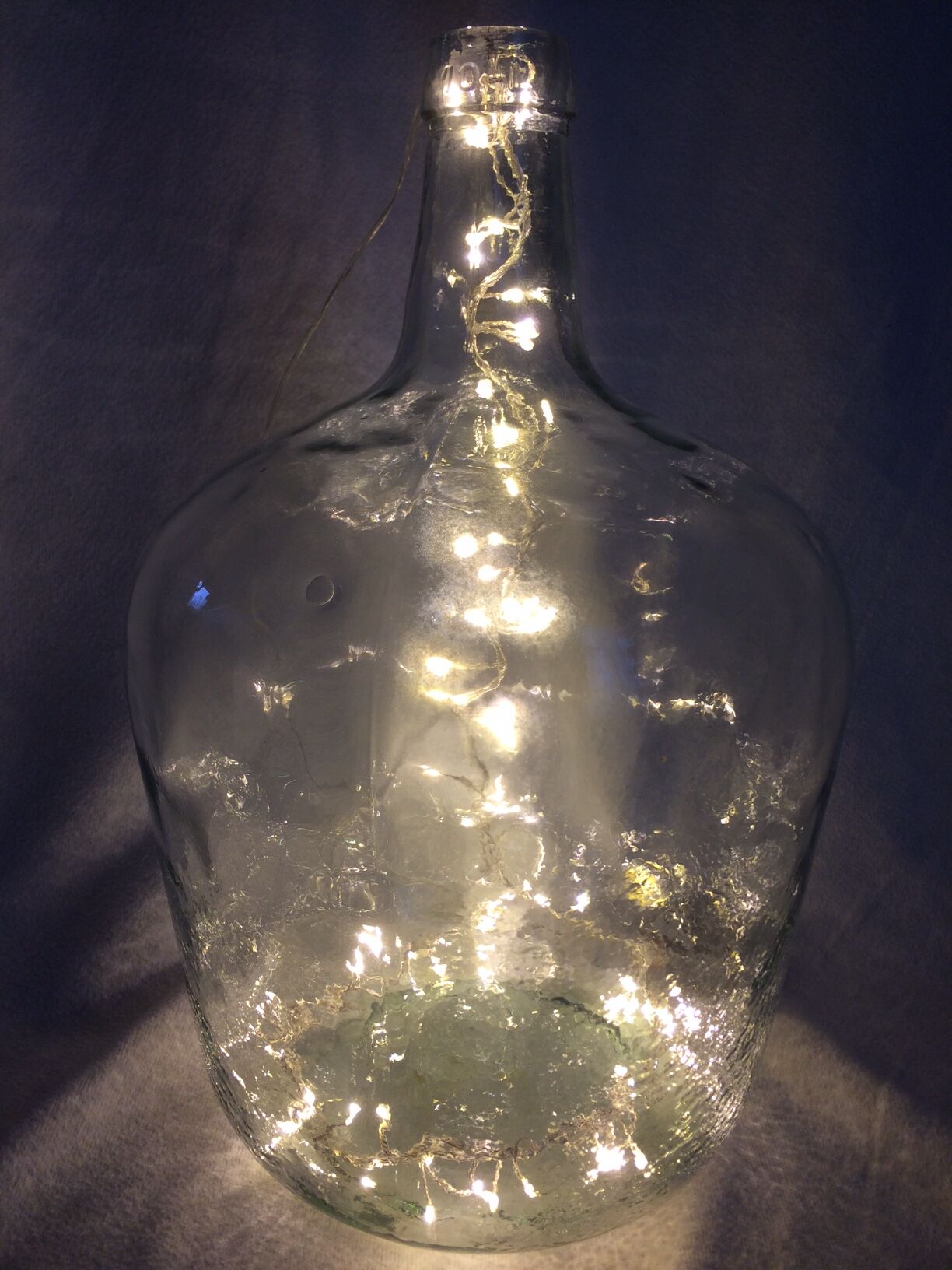 Demijohn vibesal transparent about 10 l