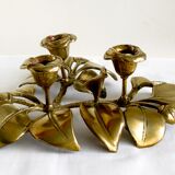 Bronze candlestick table center