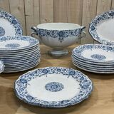 Table service in earthenware of Gien late nineteenth century