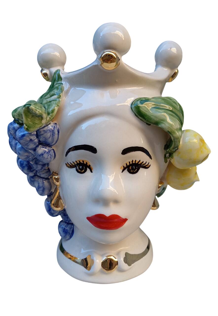 Teste di moro siciliane in ceramica