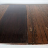 Dining table in rosewood with extension, of Danish design from the 1960s.