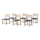 Henning Kjærnulf, chaise de salle à manger (ensemble de six)