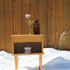 Scandinavian bedside table from the 70s