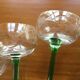 Set de 6 verres à vin d’Alsace en cristal ciselé