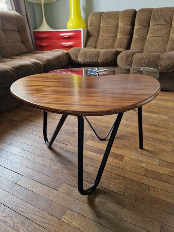 Table basse Haricot ''Prefacto'' de Pierre Guariche 1950